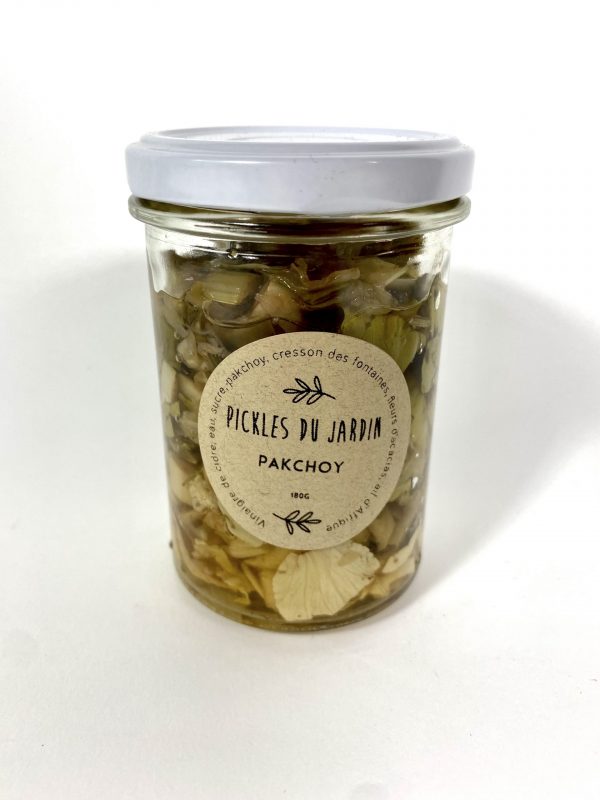 Pickles du jardin pakchoy