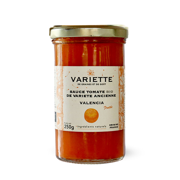 Sauce tomate Bio de variété ancienne Valencia Orange