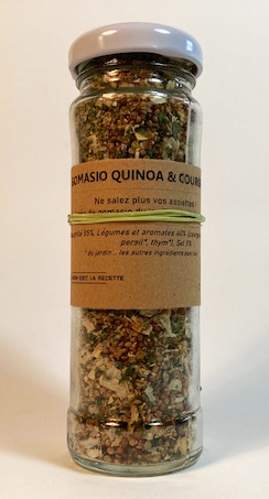 Gomasio quinoa et courgettes