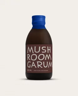 Garum de champignons fumé